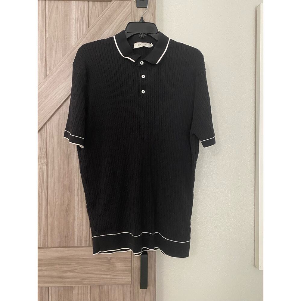NWOT Bugatchi mens short sleeve XL sweater